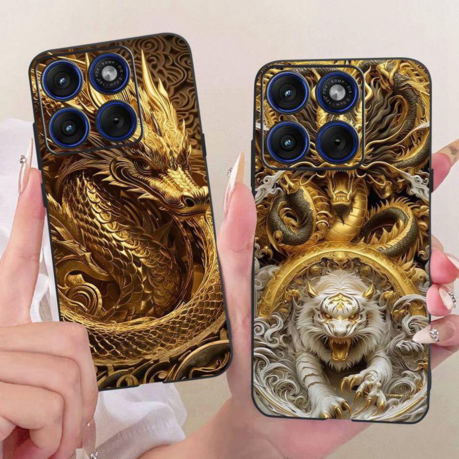 Fashion Cool Case For Motorola Edge 70 / Moto X70 Air 5G Soft Black Silicone TPU Back Cover For Motorola Edge70 Phone Cases