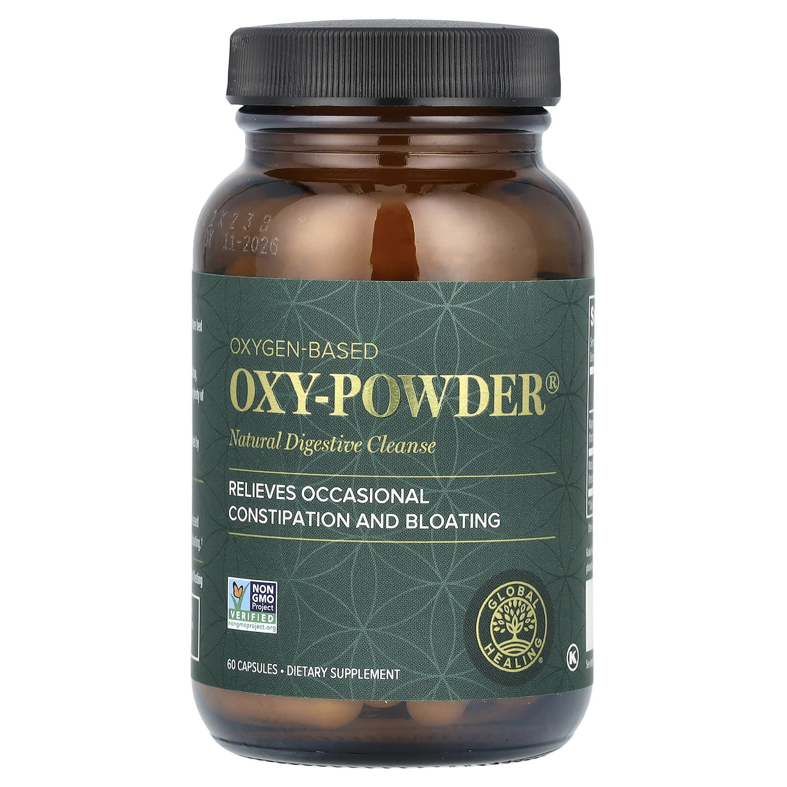 

Oxy Powder, Natural Digestive Cleanse, 60 Capsules