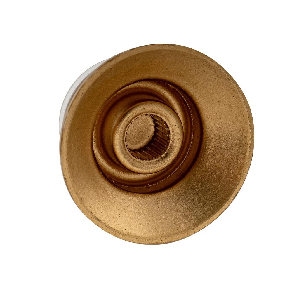 Musiclily Pro Inch Standard Reflector 2 2 for USA Les Top of Knobs, Volume, Tone, Paul/SG Guitars, Gold/Gold (Set 4)