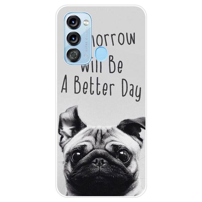 For itel Vision 3 Vision3 Veske Myk Silikon Bakdeksel Tegneserie Telefonveske Mote