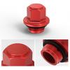 NICECNC Red Cylinder Cover FCR Carburetor Bolt Plug Cap & O-Ring Compatible with Honda CRF150R CRF250R CRF450R Compatible with Suzuki RMZ250