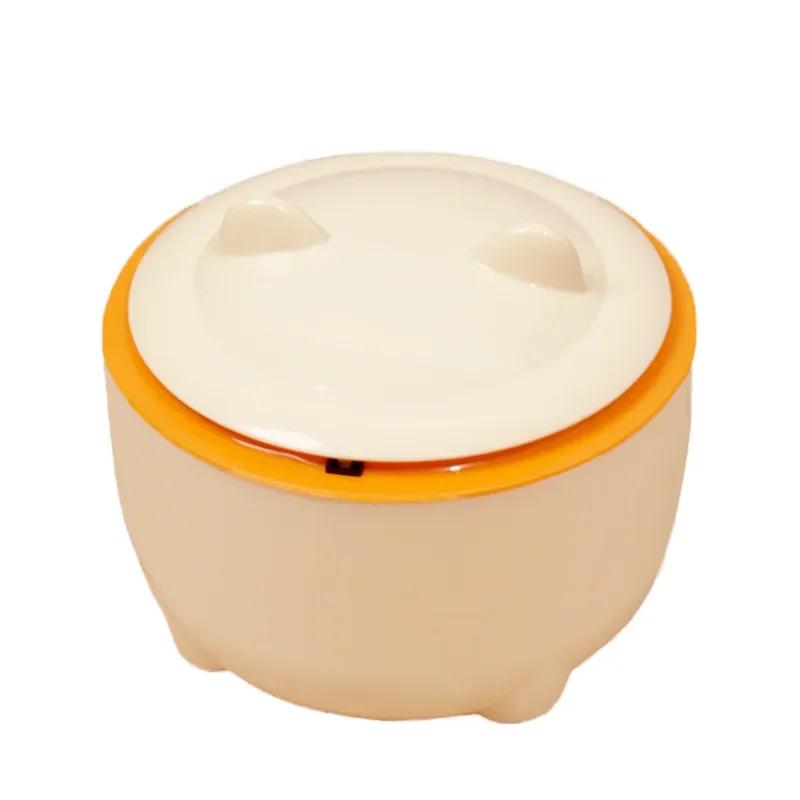 

Small Pet Trash Can Pet-proof Cat Litter Cleaning Trash Can with Lid Deodorizing Dog Supplies помаранчевий