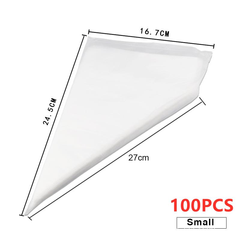 Tek kullanımlık sıkma torbaları pasta için şekerleme ağzı Fondan Kek Kreması Pastalar Pastalar Pişirme Araçları Süslemek İçin Poşet