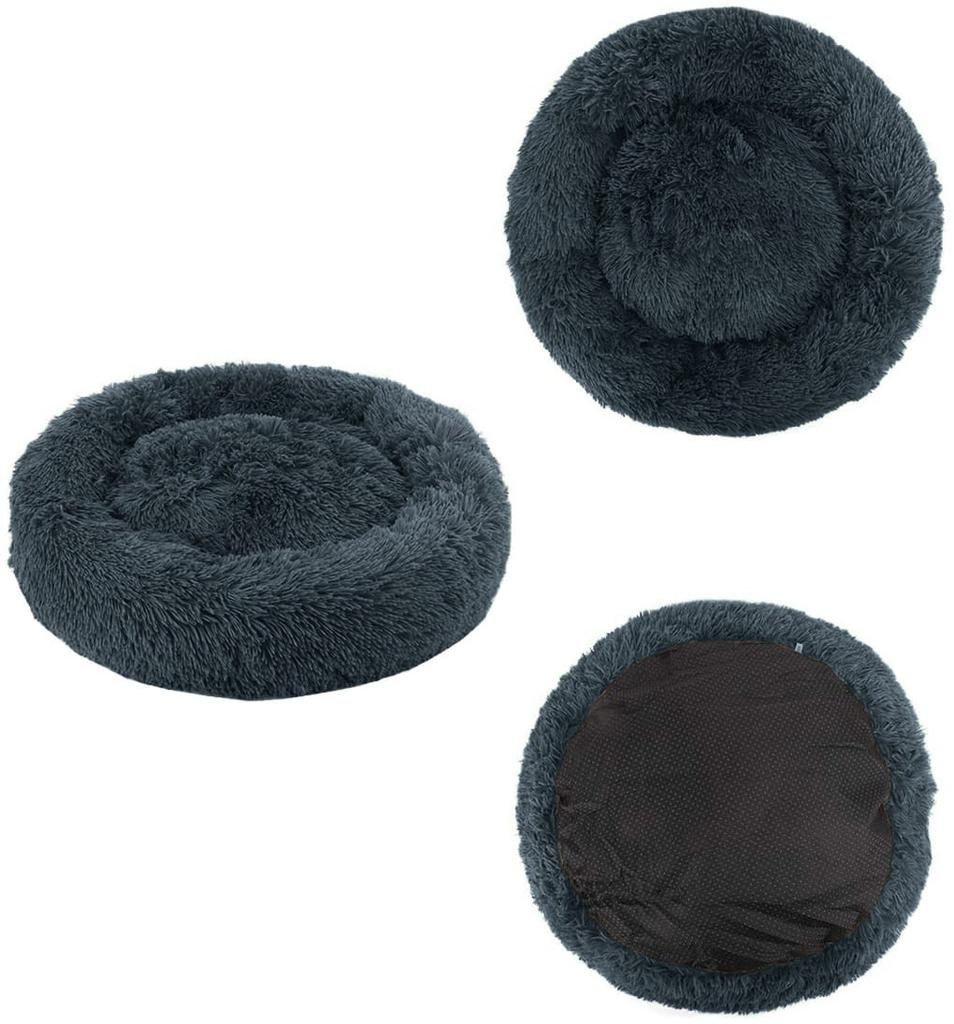 Plush Bed M 60cm - Dark Gray