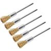 5pcs Mini Size Nail Drill Bit Cleaning Brush Manicure Wire Brush  Daily Tool Cleaning Work