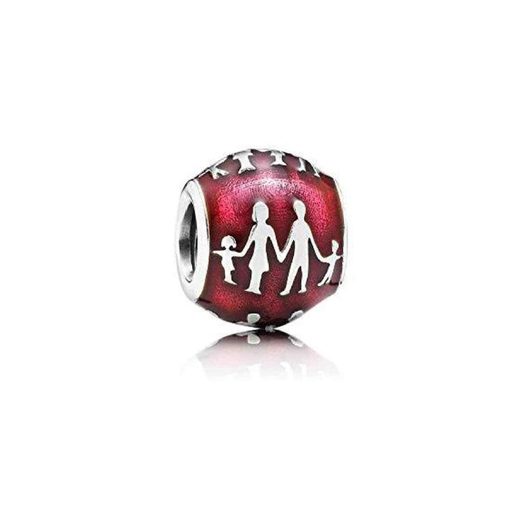 Pandora Violet Enamel Happiness Silhouette Charm Pendant Unisex jewelry Purple 791399EN62 Purple,F