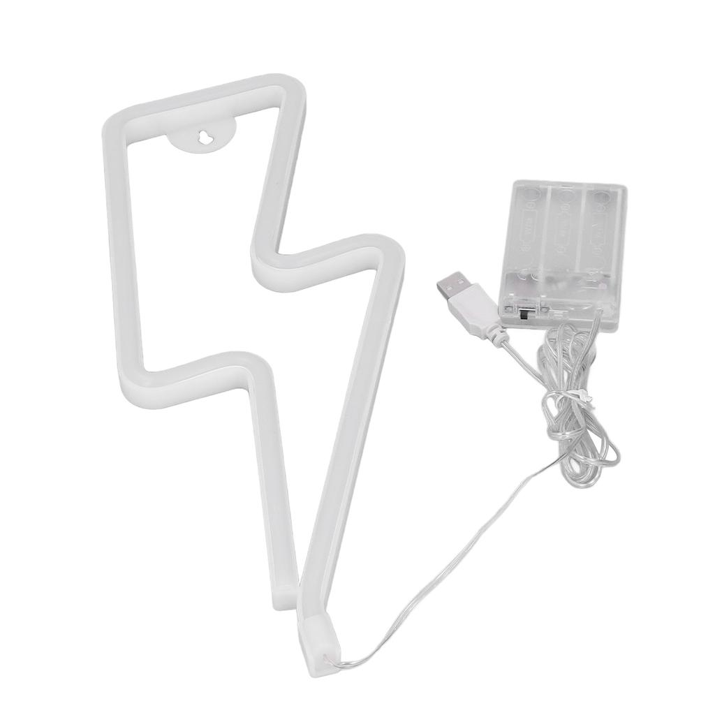 LED Neon Signs Light Night Decorative Lamp USB Battery for Wall Decor Room Decorations Blue Light