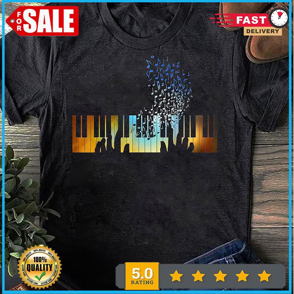 Keyboard Piano Shirt Gift for Men Women Kids T-Shirt, Pianist Gift, Piano Player Unisex T-Shirt