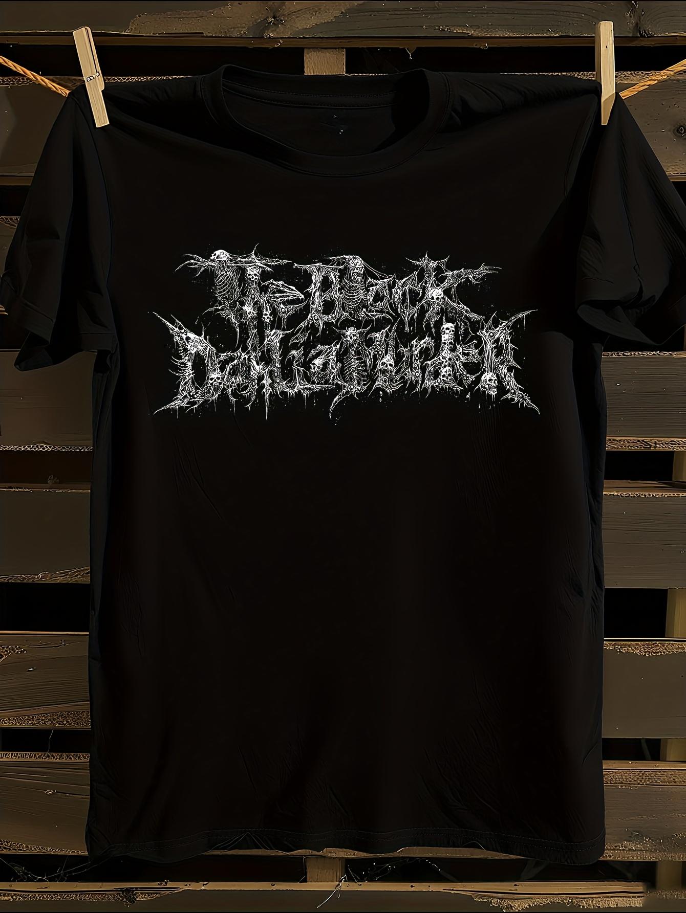 The Black Dahlia Murder Detroit Gothic Font Back Print Ts... M
