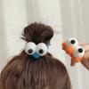 New Autumn and Winter Funny Selling Big Eyes Rope Girl Heart Candy Color High Elasticity 2-16 Years Old Hair Band
