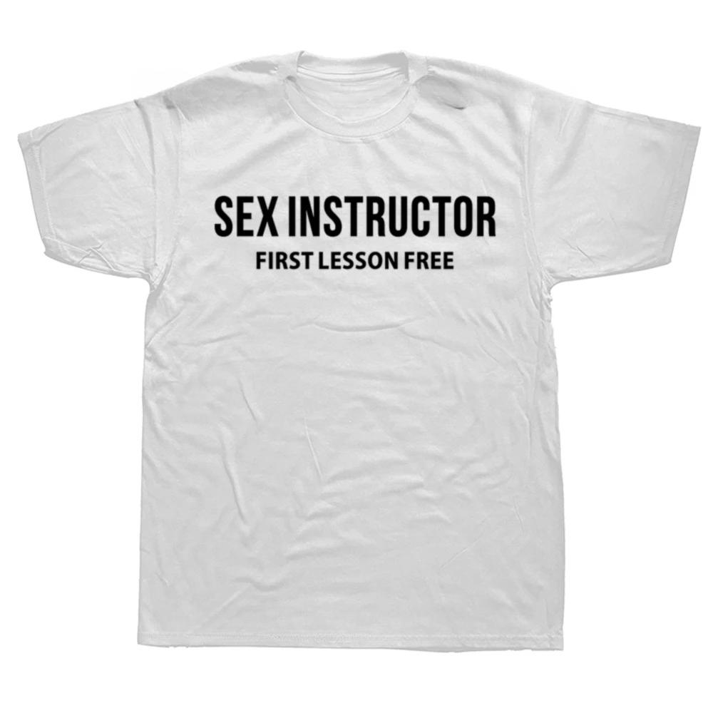 SEX INSTRUCTOR Design T-shirt Men s And Women s Fashion Casual T-shirt Personality Casual Short Sleeve Y2K Top 4XL