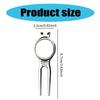 Aluminum Alloy Golfs Divot Tool Pitch Grooves Cleaner Golfs Pitchforks Putting Green Fork Divot Repair Tool for Golfs Lover