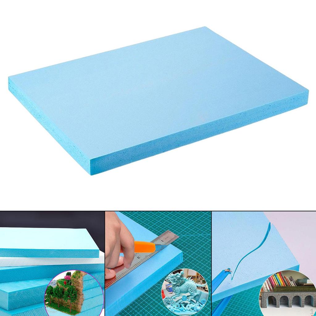 Craft Foam Block Board Diorama Base,DIY,Landscape Scenery Building Slab for Micro Landscape