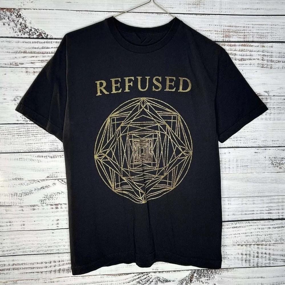 

Refused Hardcore Metal Band Graphic Tour T-Shirt 1side BL1000 Unisex T-Shirt XL