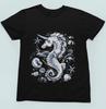 Vintage 90s Tattoo Seahorse T-shirt, Retro Sea Animal Tee