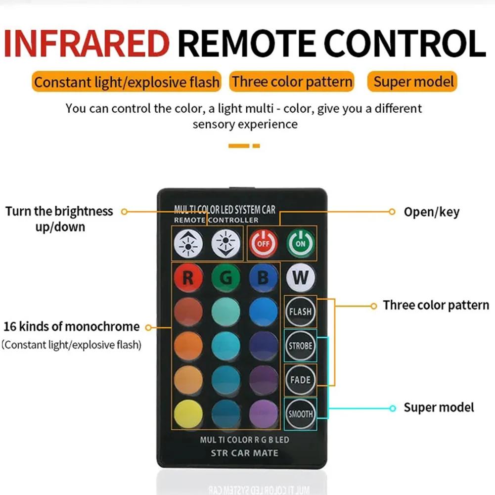 RGB Led Aircraft Strobe Lights Motorcycle Car Light LED Flash Position Wireless Lamp Aircraft Airplane Helicopter Warning Lights