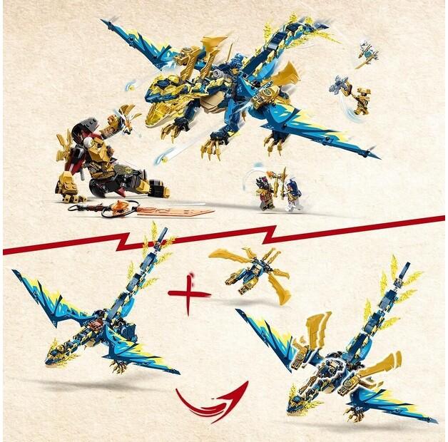 LEGO Ninjago 71796 Elemental Dragon Vs Empress Moss