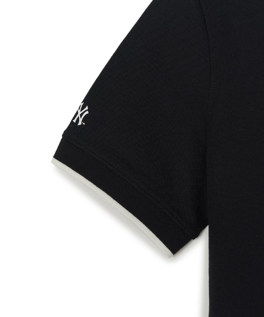 Emelbi Women'S Basic Lettering Pique Dress Ny (Black)