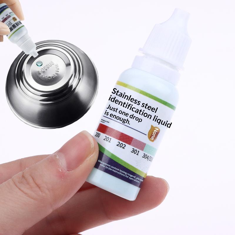 1/3/5Pcs Manganese Drugs Identifying Reagents Analysis Testing Solution 15ml 304/316 Stainless Steel Testing Solution