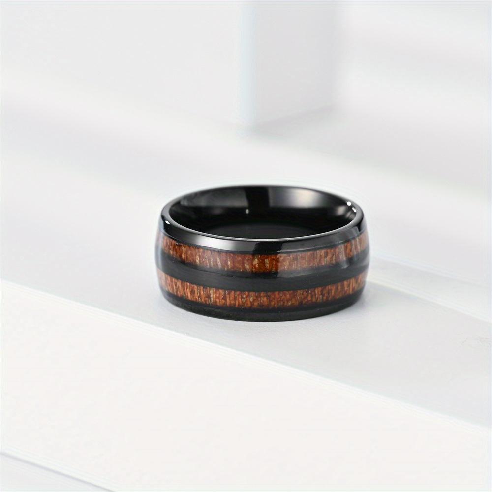 1Pc Fashionable and Versatile Titanium Steel Simple and Classic Titanium Steel Ring, Suitable for Daily Wear | As A Gift