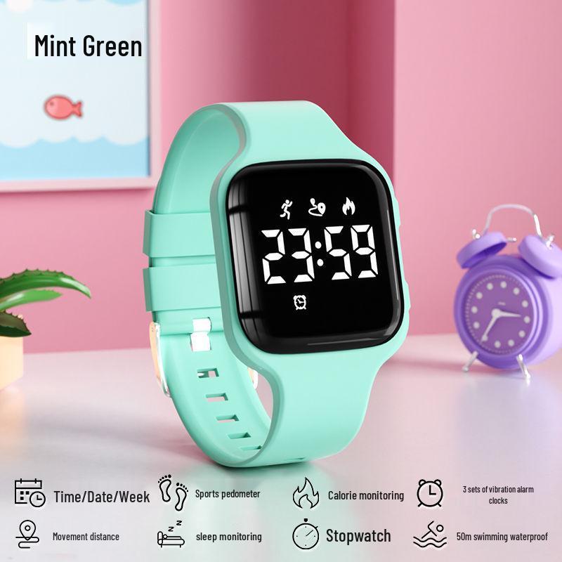 Kids' Smartwatch for Girls & Boys - Waterproof, Alarm Clock, Time-Only Sport Watch for Students