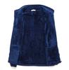 Herren Warme Winddichte Fleecejacke - Dicke, locker sitzende Polarfleece-Strickjacke für Herbst und Winter.