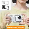 Camera Street Shooting Hand Grip for Insta161 GO Ultra Anti-slip Handle Handheld Expansion Rabbit Cage Cold Shoe Adapter Frame