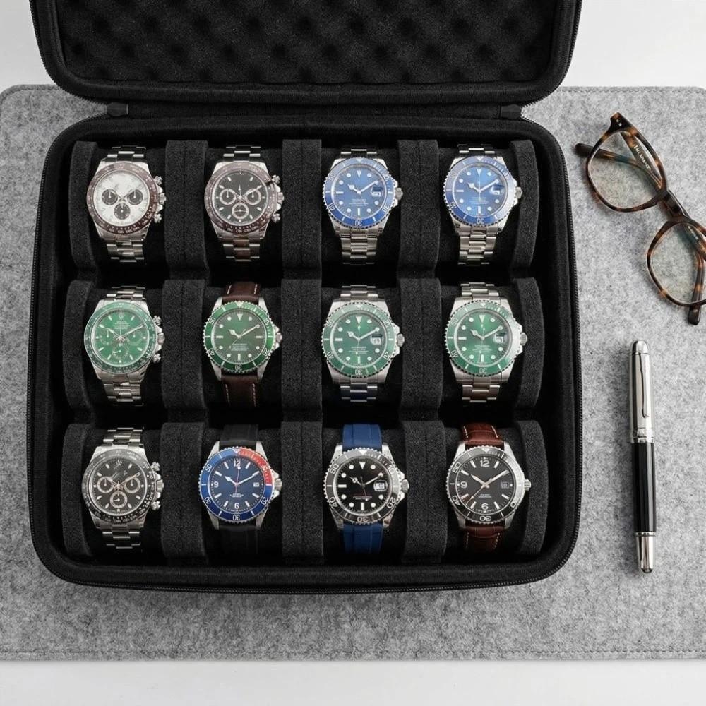 Hard Shell Watch Display Box Anti Scratching Watch Organizer Watch Storage Box  Watch Display