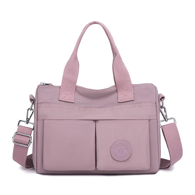 Simple Commuter Tote Women's Bag Autumn New Handbag Women's Nylon Cloth Shoulder Messenger Bag Mother Bag