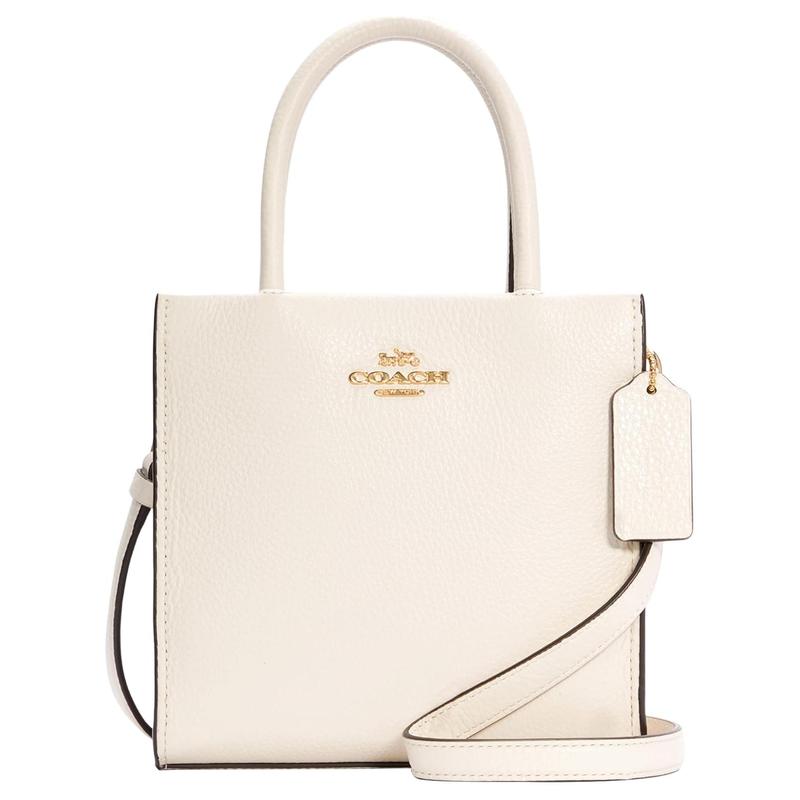 Coach Handbag Cally 17 Fashionable and Versatile Logo Pebbled Leather Music Bag Tote Bag Tote Bag Shopping Bag Shoulder Bag Crossbody Bag Mini Women's
