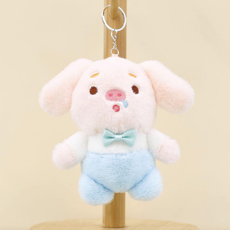 

Pig Plush Charming Bag Accessory Soft Toy Keychain Cute Stuffed 13cm Animal Blue Pig