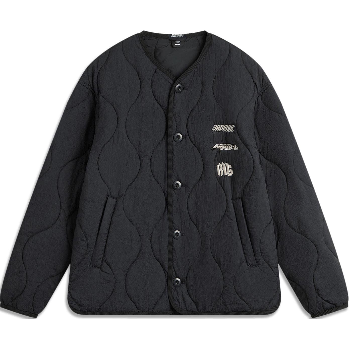 Li-Ning Badfive Quilted Short Puffer Jacket Black Men AJMU085-1 M