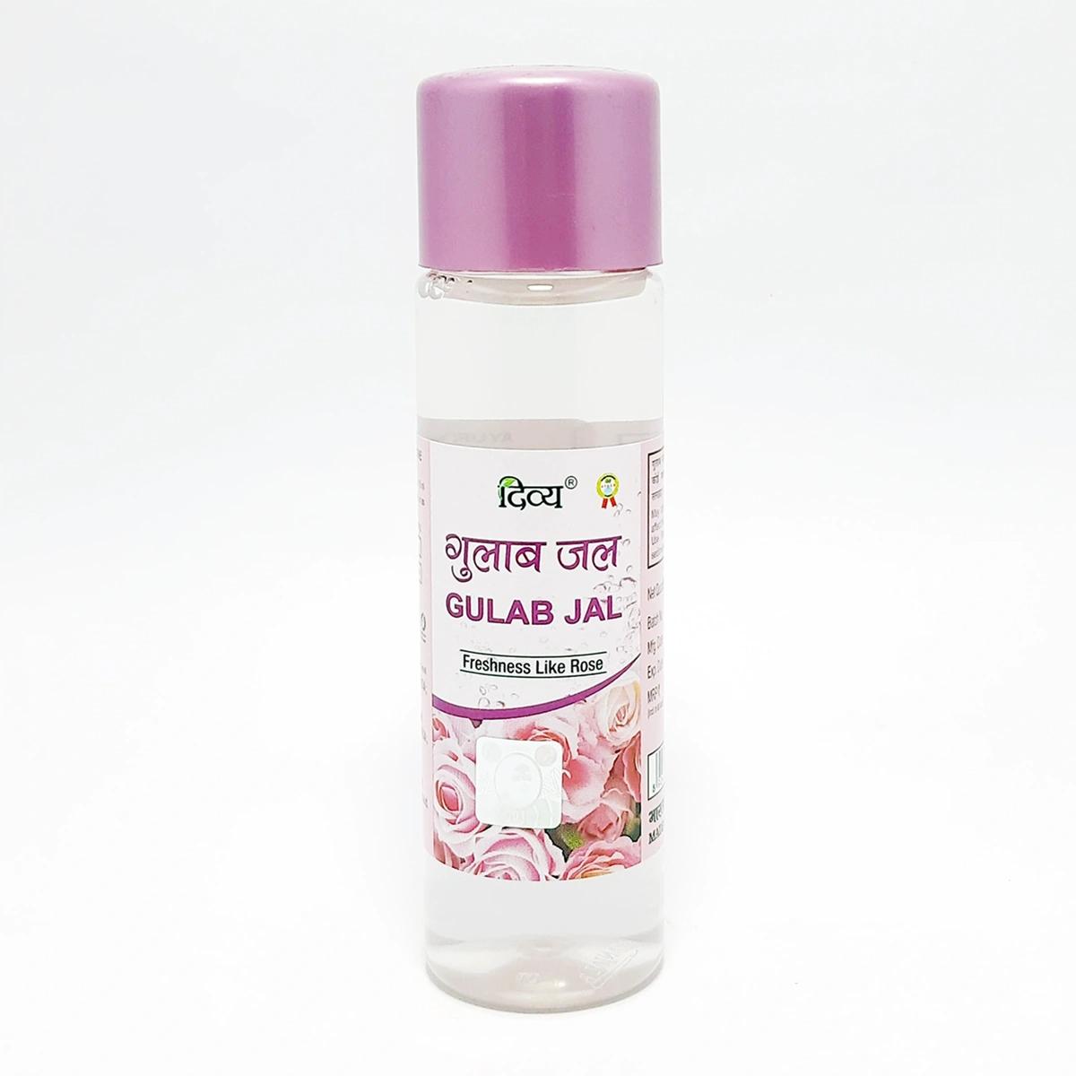 Patanjali Divya Gulab Jal 120 Ml Natural Rose Water Toner For Face Skin Cleansing Hydrating Refreshing Daily Use