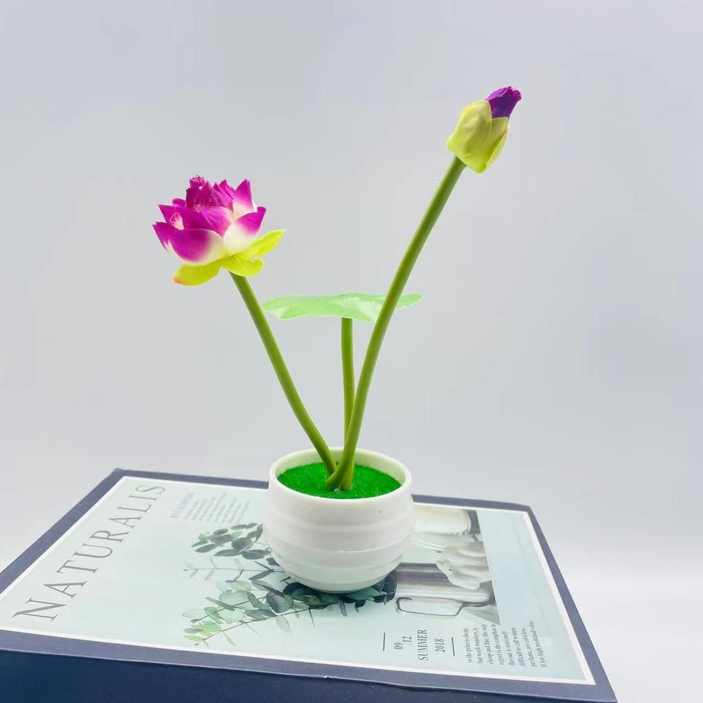 Nymphaea Artificial Simulated Green Plants Bonsai For Home Hotel Decoration