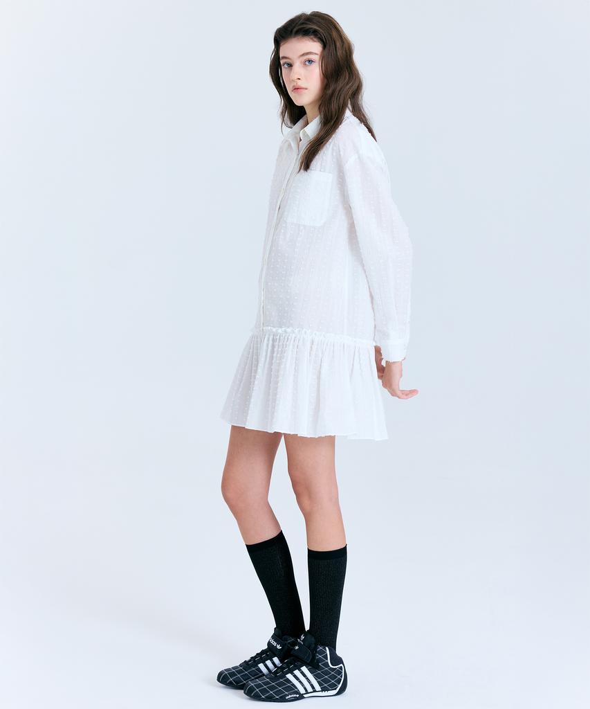 Peileu Blanche Shirt Dress