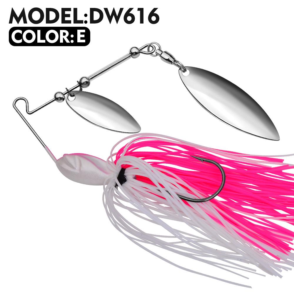 Приманка Bearded Lao 10G 14G Tassel Glitter Anti Hanging Bottom Lure Fake Bait Biomimetic Bait Spinnerbait Color E#14g
