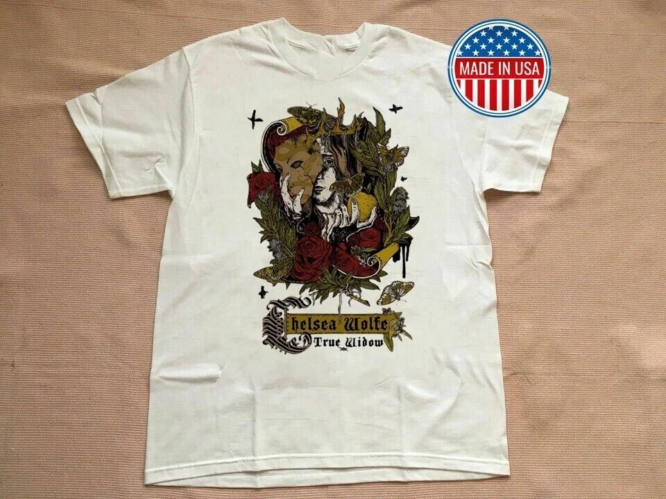 

RARE Chelsea Wolfe White Cotton T-shirt All size S-5XL Gift Fans Unisex T-Shirt XL
