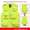 Men's Quick-Dry Mesh Multi-Pocket Plus Size Fishing Photography Vest