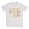 Awesome Since 1986 40th Birthday 40 Years Old Bday T Shirt Summer Harajuku T Shirts Adult Pure Cotton O Neck Plus Size Clothes