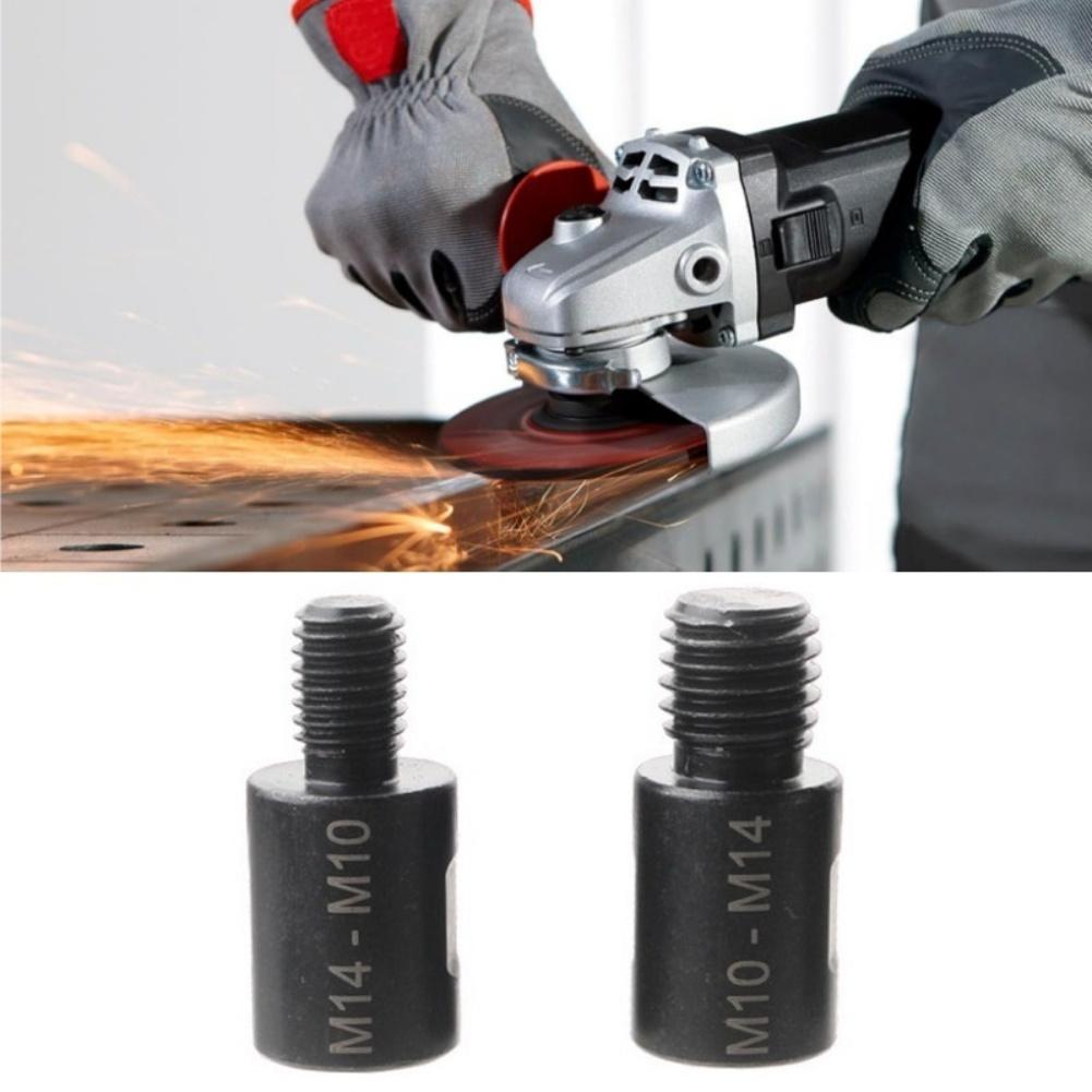 2pcs Steel Angle Grinder Thread Adapter Converter For M10 to Female and to For M10 Male Connectors for Polishing Use