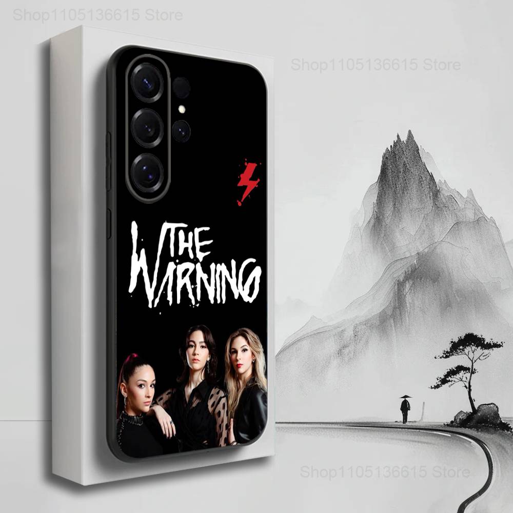 Band T-THE W-Warning Rock Case For Samsung S21,S9,S22,S25,S20,S10,Plus,Ultra,S24,S23,FE,Lite,Soft Silicone Black