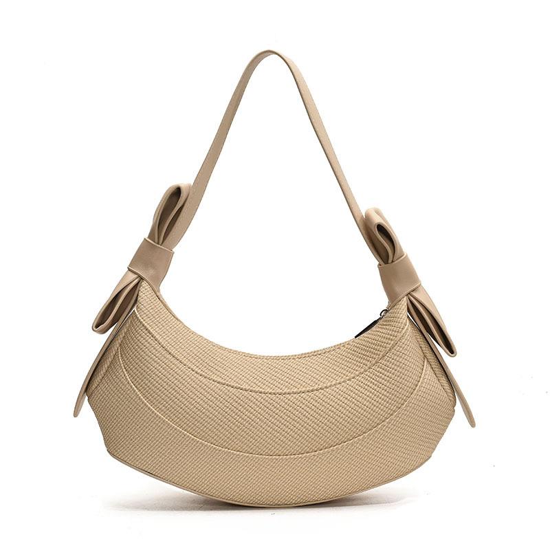 

Маленькая сумка с бантом Женская Новая модная сумка Универсальная сумка через плечо абрикосовый