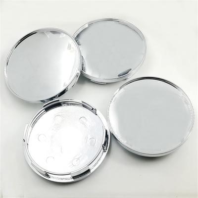 Universal 4PCS 68mm Chrome Silver Abs Car Auto Wheel Center Hub Caps Covers