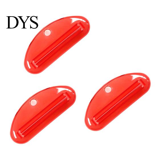 Bathroom Tools 3Pcs Toothpaste Squeezers Ergonomics Colorful Multi-use Plastic Manual Tool Squeezing Universal Face Cleanser Rolling Dispensers
