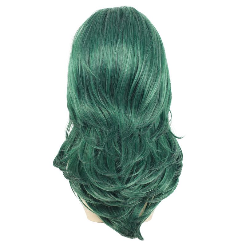 Peruci Sintetice Lungi Ondulate pentru Femei Gri Perucă Păr Natural Femei Cosplay Sexy Costum Halloween Cadouri Perucă pentru Persoane Vârstnice