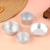 10Pcs Puto Cake Mold Aluminum Alloy Egg Tart Cup Cupcake Kitchen Baking Mold Mini Round Baking Oven Pan Pastry Dessert Mould