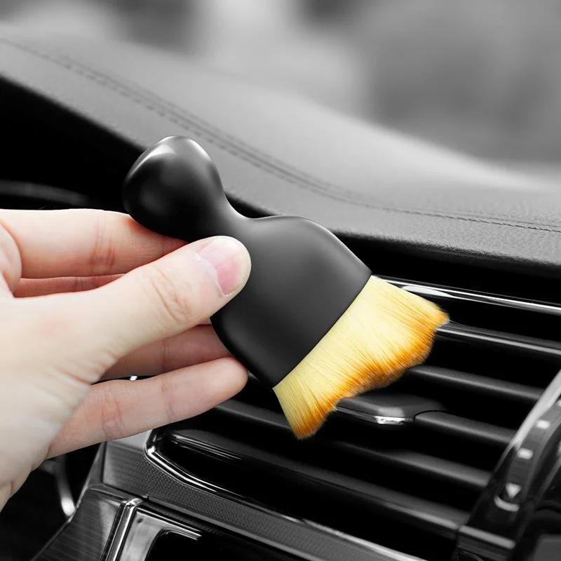 

Инструмент для чистки салона автомобиля Щетка для чистки воздуховодов кондиционера Щетка для автомобиля Удаление пыли из щелей Щетка для мытья артефактов