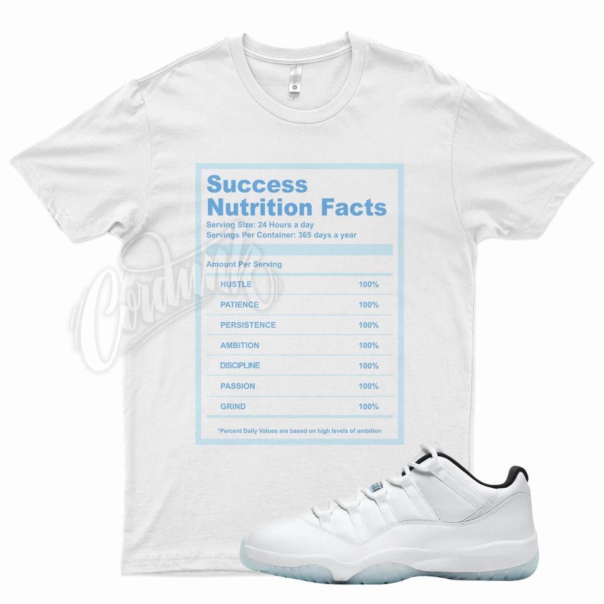 White SUCCESS T Shirt for J1 11 Low Legend Blue - Easter Concord Space S