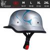 Retro Cross-Border Motorcycle Helmet: Lightweight, Summer Half-Helmet for Men & Women.