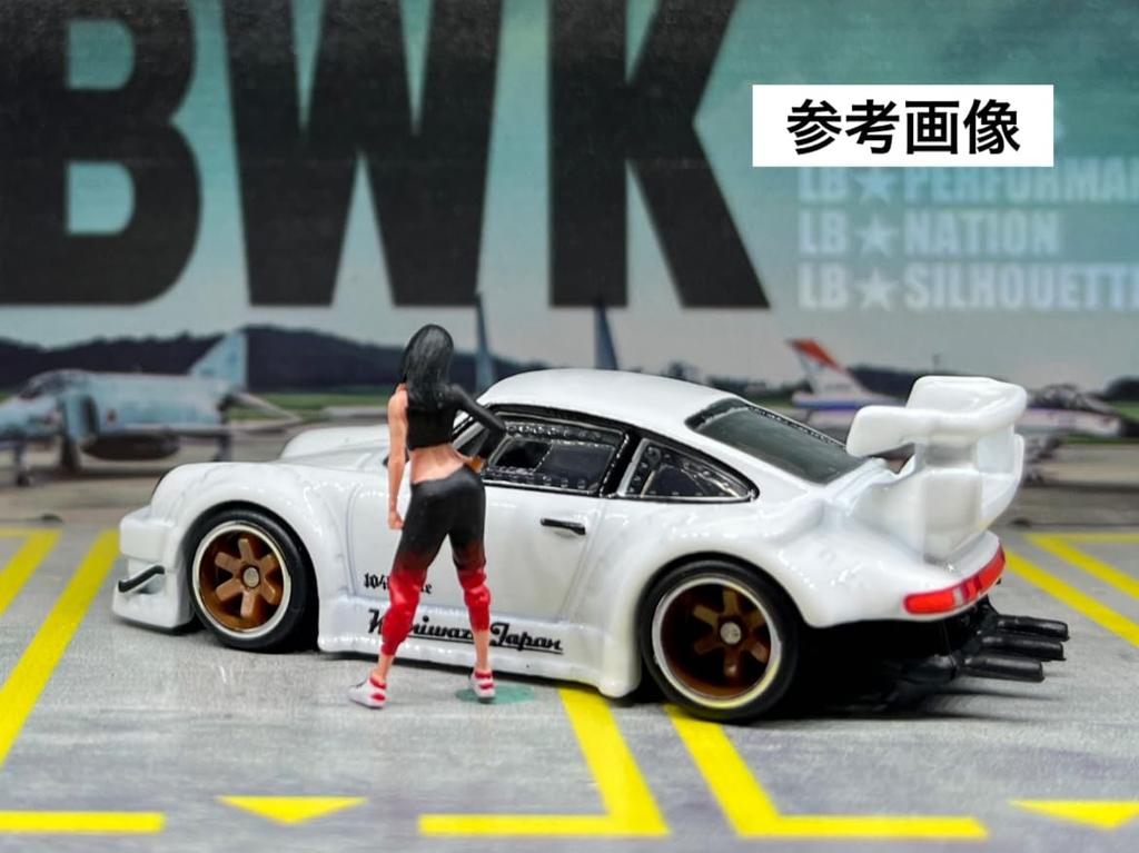 MiniRealm Figure Model Girl MR0059 Model Diorama Minicar Miniature 1/64 [Used]